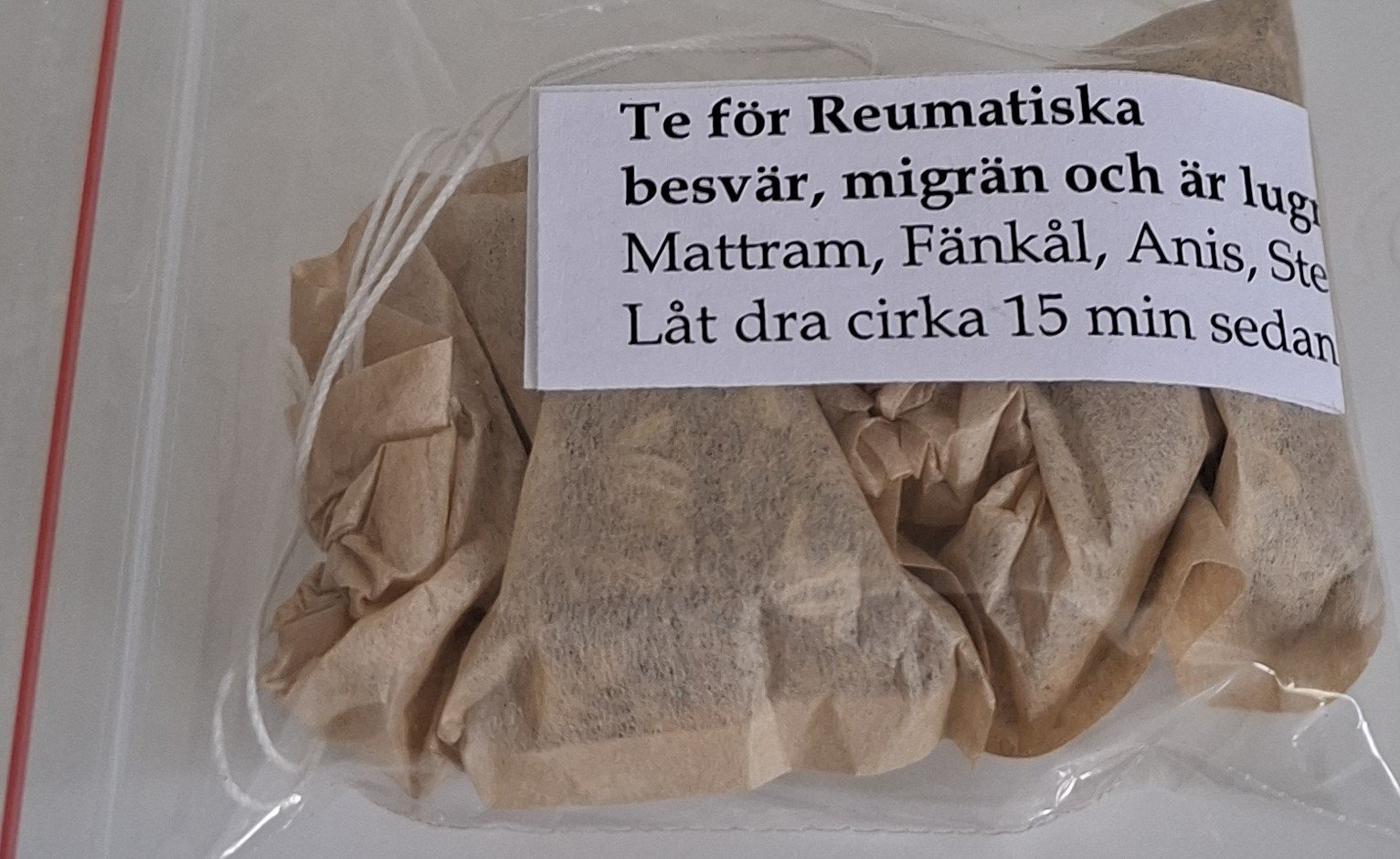 Te för reumatiska besvär